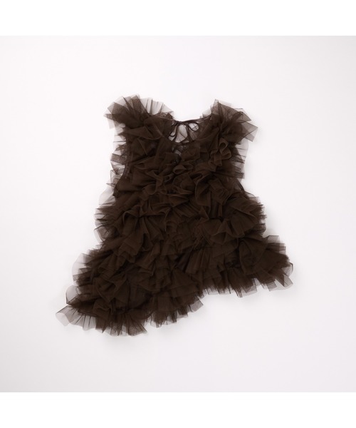 トップス NOTREemor asymmetry tulle tops asymmetry tulle tops（シャツ/ブラウス）｜NOTREemor