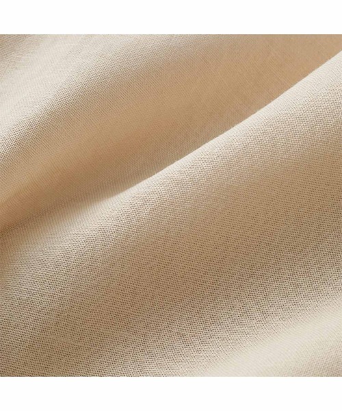 IEDIT（イディット）の「ＩＥＤＩＴ　きくちあつこさんコラボ　コットンリネンのヴィンテージ風ワンピース（ワンピース・レディース・ブラック/ライトベージュ・MP/M/L/LL/3L）」の11枚目の写真