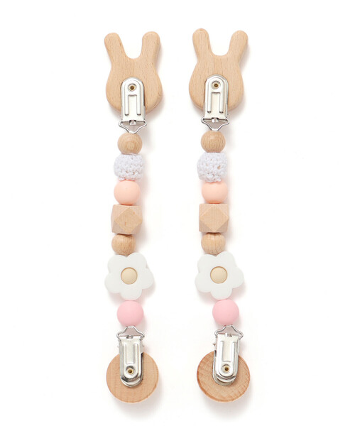 SLAP SLIP BABY(スラップスリップベビー)の「アニマルクマウサギ恐竜木製マルチクリップベビー(その他ベビー用品・キッズ・グリーン/ピンク/イエロー・FREE)」の11枚目の写真