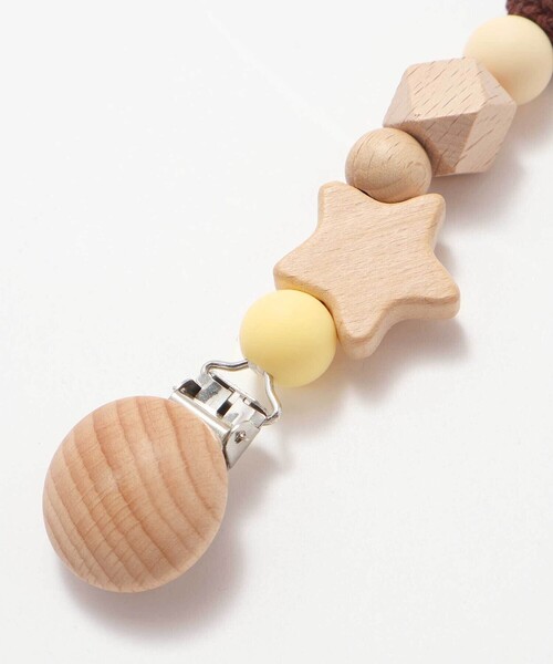 SLAP SLIP BABY(スラップスリップベビー)の「アニマルクマウサギ恐竜木製マルチクリップベビー(その他ベビー用品・キッズ・グリーン/ピンク/イエロー・FREE)」の4枚目の写真