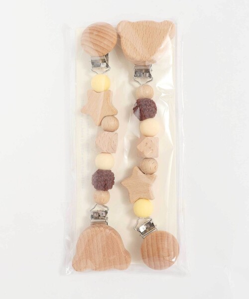 SLAP SLIP BABY(スラップスリップベビー)の「アニマルクマウサギ恐竜木製マルチクリップベビー(その他ベビー用品・キッズ・グリーン/ピンク/イエロー・FREE)」の7枚目の写真