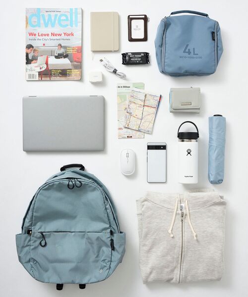 TRAVEL SHOP MILESTO(トラベルショップミレスト)の「TROT SPECTRA バックパック M(バックパック/リュック・レディース・グレー系その他/ブラック/その他・フリ-)」の6枚目の写真