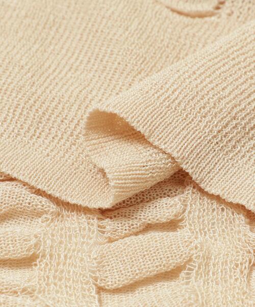 LAATO（ラート）の「fukure cardigan（カーディガン/ボレロ・レディース・オフホワイト/ブラック・FREE）」の13枚目の写真