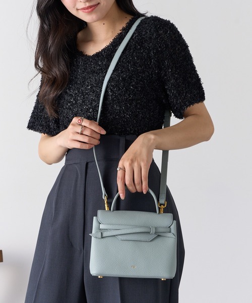 tov(トーヴ)の「【TOV】26SS新作 MIMI MINI(ハンドバッグ・レディース・グレイッシュベージュ/サックスブルー/ブラック/キャメル/ブラック系その他2/ホワイト/ブラウン/ピンク/ミント/ダークブラウン・FREE)」の16枚目の写真
