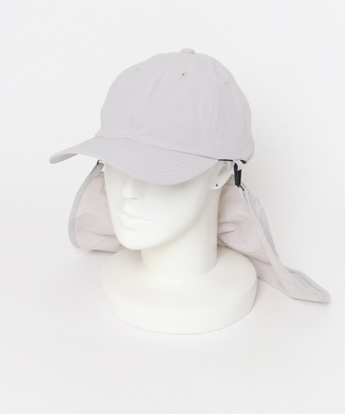 SMELLY(スメリー)の「『撥水/UVカット』サンシェードキャップ(キャップ・レディース・ブラック/グレー・-)」の13枚目の写真