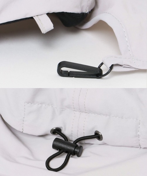 SMELLY(スメリー)の「『撥水/UVカット』サンシェードキャップ(キャップ・レディース・ブラック/グレー・-)」の17枚目の写真