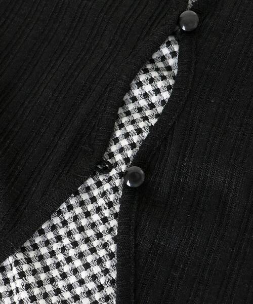 MAJESTIC LEGON（マジェスティックレゴン）の「キャミレイヤードライク半袖トップス（Tシャツ/カットソー・レディース・アイボリー/ブラック系その他/ホワイト系その他2/ピンク系その他2/ブルー系その他2・MEDIUM）」の18枚目の写真