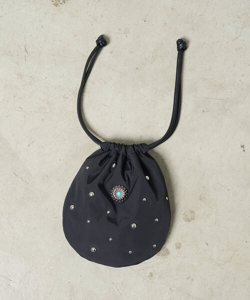 CIAOPANIC TYPY（チャオパニックティピー）の「スタッズ付き巾着BAG（ハンドバッグ・レディース・オレンジ/ブラック/カーキ・ONE SIZE）」の18枚目の写真