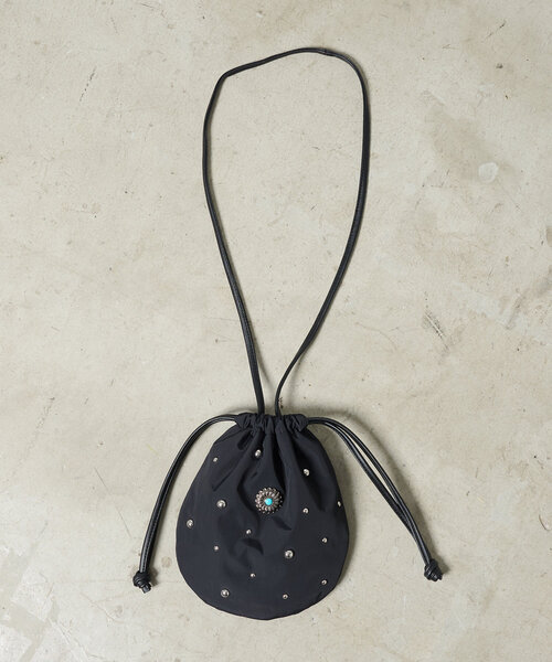 CIAOPANIC TYPY（チャオパニックティピー）の「スタッズ付き巾着BAG（ハンドバッグ・レディース・オレンジ/ブラック/カーキ・ONE SIZE）」の20枚目の写真