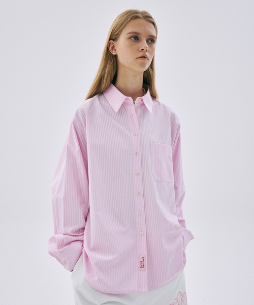 Mardi Mercredi コットンシャツ ストライプ COTTON SHIRT STRIPE（シャツ/ブラウス）｜Mardi Mercredi