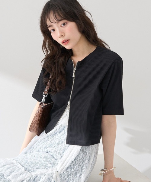 junior gaultier / ゴルチエ-ジップアップカーディガン junior gaultier / ゴルチエ-ジップアップカーディガン junior