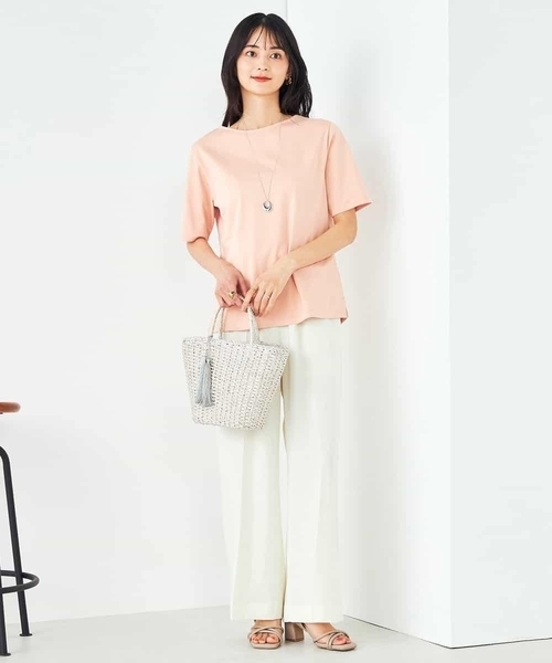 a.v.v（アーヴェヴェ）の「【接触冷感/洗える/イージーケア】美ラクるイージーワイドパンツ（その他パンツ・レディース・アイボリー/ダークインディゴブルー/ネイビー/ミント/ブルー/チャコールグレー/グレー系その他/ブラック・42/40/34/36/38）」の21枚目の写真