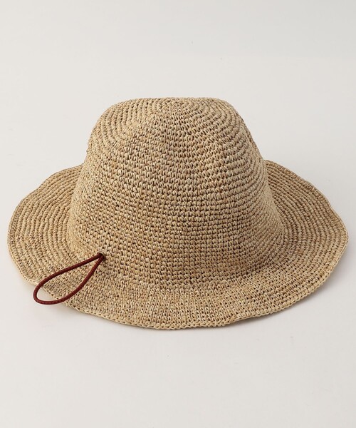 FREAK'S STORE（フリークスストア）の「PAPER CROCHE MT.HAT ペーパークロシェマウンテンハット（ハット・メンズ・ブラウン/ブラック・ONE SIZE）」の4枚目の写真