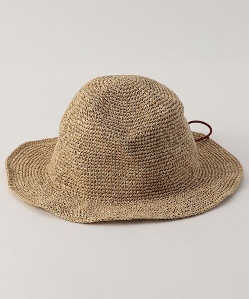 FREAK'S STORE（フリークスストア）の「PAPER CROCHE MT.HAT ペーパークロシェマウンテンハット（ハット・メンズ・ブラウン/ブラック・ONE SIZE）」の12枚目の写真