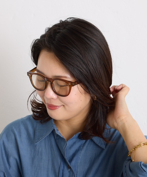 PAPILLONNER（パピヨネ）の「M_調光クリアフレームサングラス/WEB限定（サングラス・レディース・ブラウン・FREE）」の6枚目の写真