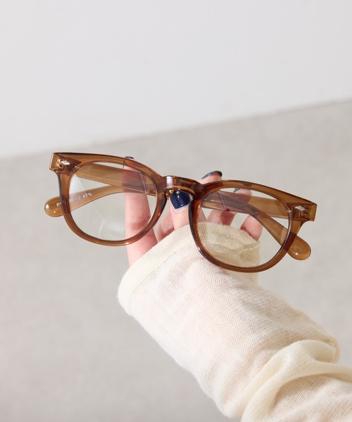 PAPILLONNER（パピヨネ）の「M_調光クリアフレームサングラス/WEB限定（サングラス・レディース・ブラウン・FREE）」の5枚目の写真