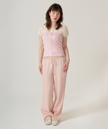 ストーン付き ドロストリングパンツ TINA：JOJUN