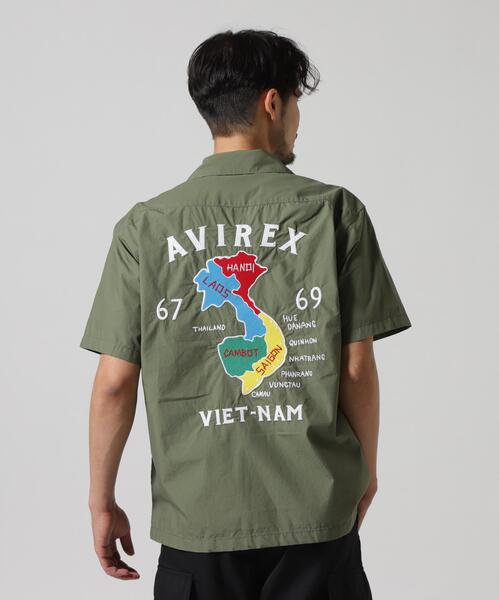 AVIREX(アヴィレックス)の「《WEB&DEPOT限定》 VIETNAM SHIRT(シャツ/ブラウス・メンズ・ネイビー/ブラック/オリーブ系・F)」の3枚目の写真