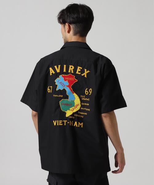 AVIREX(アヴィレックス)の「《WEB&DEPOT限定》 VIETNAM SHIRT(シャツ/ブラウス・メンズ・ネイビー/ブラック/オリーブ系・F)」の2枚目の写真