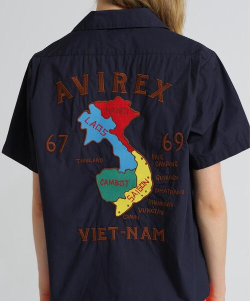 AVIREX(アヴィレックス)の「《WEB&DEPOT限定》 VIETNAM SHIRT(シャツ/ブラウス・メンズ・ネイビー/ブラック/オリーブ系・F)」の11枚目の写真