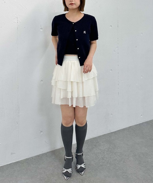 archives（アルシーヴ）の「ケーブルニットアンサンブル（アンサンブル・レディース・グレー/アイボリー/レッド/ネイビー・MEDIUM）」の11枚目の写真