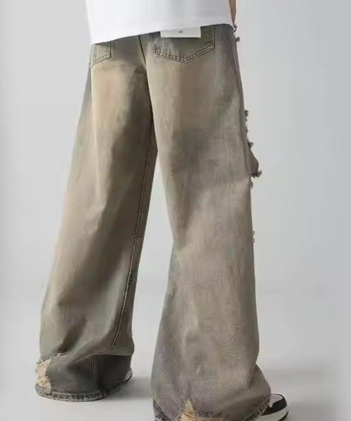 241 GORE-TEX DENIM PANT デニム スキーパンツ 3サイズ展開 / UNISEX 》ビンテージカラー オーバーダイ ワイド