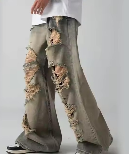 パンツ BOTANICAL DYED SELVEDGE DENIM PANTS 3 AURALEE - MENS BOTANICAL DYED SELVEDGE DENIM PANTS - NATURAL