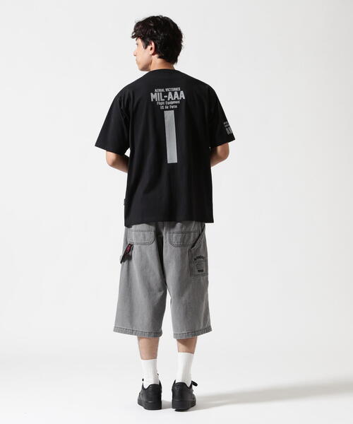 AVIREX（アヴィレックス）の「《WEB&DEPOT限定》"SMJ 101" T-SHIRT / 半袖Tシャツ / AVIREX / アヴィレックス（Tシャツ/カットソー・メンズ・ブラック/チャコールグレー/ホワイト/ネイビー・L/2XL/M/XL）」の10枚目の写真
