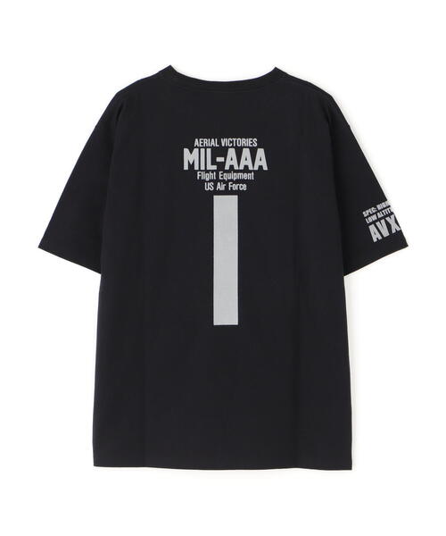 AVIREX（アヴィレックス）の「《WEB&DEPOT限定》"SMJ 101" T-SHIRT / 半袖Tシャツ / AVIREX / アヴィレックス（Tシャツ/カットソー・メンズ・ブラック/チャコールグレー/ホワイト/ネイビー・L/2XL/M/XL）」の12枚目の写真