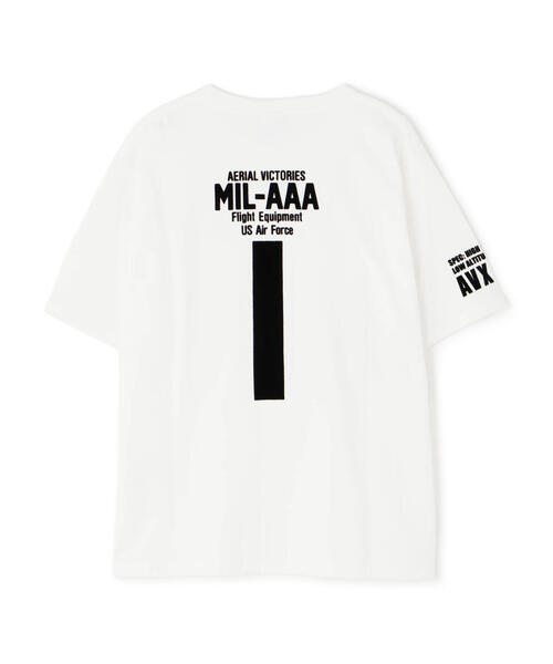 AVIREX（アヴィレックス）の「《WEB&DEPOT限定》"SMJ 101" T-SHIRT / 半袖Tシャツ / AVIREX / アヴィレックス（Tシャツ/カットソー・メンズ・ブラック/チャコールグレー/ホワイト/ネイビー・L/2XL/M/XL）」の14枚目の写真