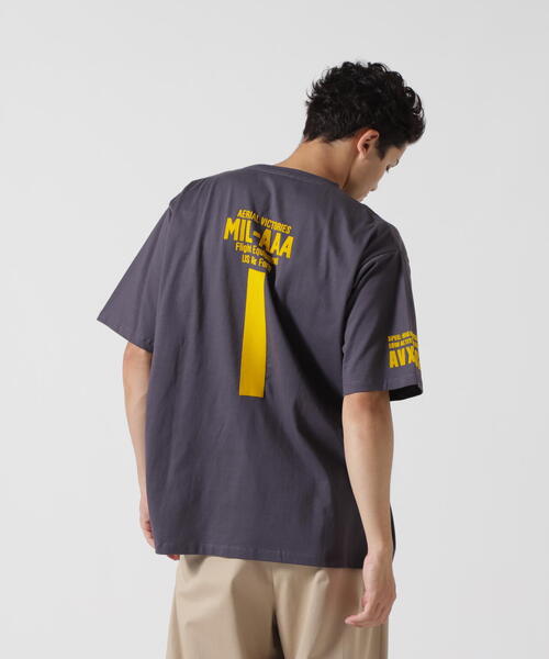 AVIREX（アヴィレックス）の「《WEB&DEPOT限定》"SMJ 101" T-SHIRT / 半袖Tシャツ / AVIREX / アヴィレックス（Tシャツ/カットソー・メンズ・ブラック/チャコールグレー/ホワイト/ネイビー・L/2XL/M/XL）」の21枚目の写真