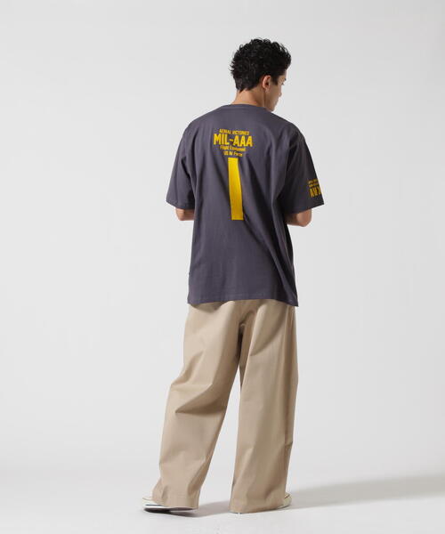 AVIREX（アヴィレックス）の「《WEB&DEPOT限定》"SMJ 101" T-SHIRT / 半袖Tシャツ / AVIREX / アヴィレックス（Tシャツ/カットソー・メンズ・ブラック/チャコールグレー/ホワイト/ネイビー・L/2XL/M/XL）」の22枚目の写真