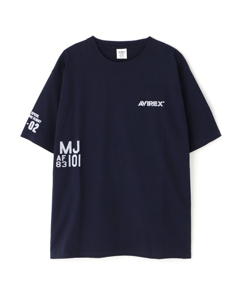 国内発送☆AVIREX☆SMJ 101 T-SHIRT セール】《WEB&DEPOT限定》'SMJ 101' T-SHIRT / 半袖Tシャツ
