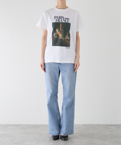 SLOBE IENA（スローブイエナ）の「《追加》PARIS NIGHT フォトTEE（Tシャツ/カットソー・レディース・ホワイト・FREE）」の15枚目の写真
