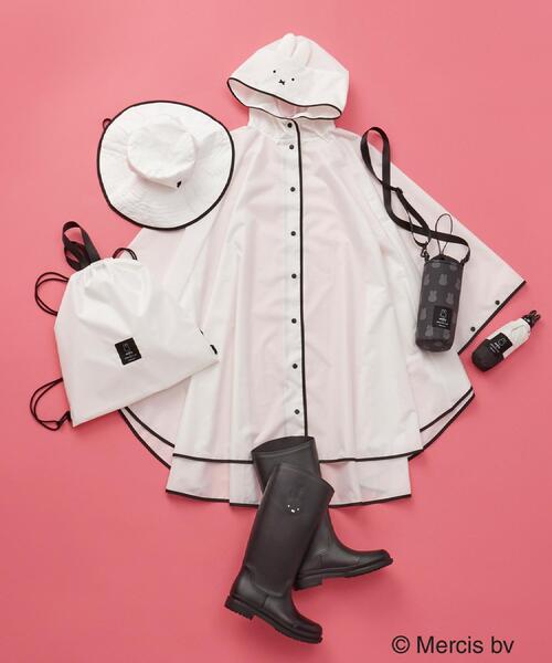 OPAQUE.CLIP(オペークドットクリップ)の「【miffyコラボ】ポケッタブルアドベンチャーハット(ハット・レディース・オフホワイト/ブラック・00)」の4枚目の写真