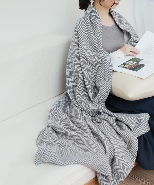 【新品・未使用】カシミヤ100％ ブランケット 120×100cm ブランケット カシミヤ100% 大判 厚手（ブランケット）｜sankyo shokai