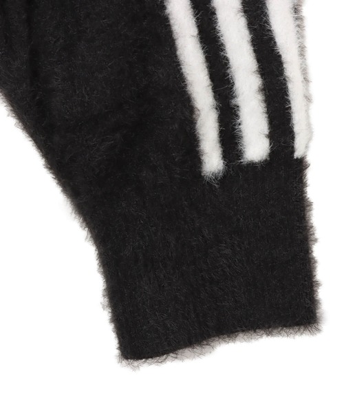 adidas(アディダス)の「adidas ADICOLOR HOLIDAY KNIT SWEATER / アディダス アディカラー ホリデー ニット セーター(ニット/セーター・レディース・ブラック・S/M/L)」の5枚目の写真