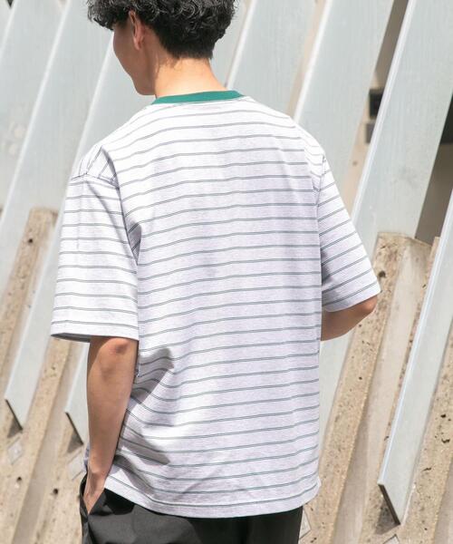 FORK&SPOON（フォークアンドスプーン）の「FORK&SPOON　カラーボーダーショートスリーブTシャツ（Tシャツ/カットソー・メンズ・オレンジ/グリーン/ネイビー・5/4）」の19枚目の写真