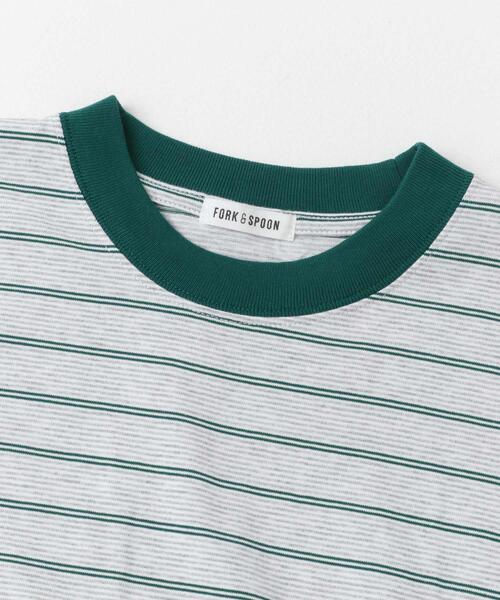 FORK&SPOON（フォークアンドスプーン）の「FORK&SPOON　カラーボーダーショートスリーブTシャツ（Tシャツ/カットソー・メンズ・オレンジ/グリーン/ネイビー・5/4）」の15枚目の写真