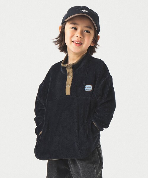 B:MING by BEAMS（ビーミングバイビームス）の「フリースボア プルオーバー 2025FW（90～140cm）（スウェット・キッズ・ベージュ/レッド/ネイビー・140/130/120/110/100/90）」の8枚目の写真