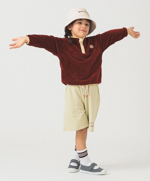 B:MING by BEAMS（ビーミングバイビームス）の「フリースボア プルオーバー 2025FW（90～140cm）（スウェット・キッズ・ベージュ/レッド/ネイビー・140/130/120/110/100/90）」の15枚目の写真