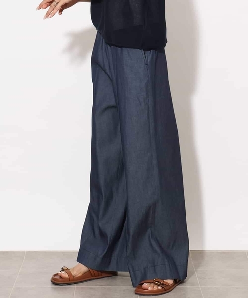 セール】ライトオンスデニムワイドパンツ（デニムパンツ）｜MICHEL