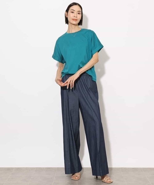 セール】ライトオンスデニムワイドパンツ（デニムパンツ）｜MICHEL