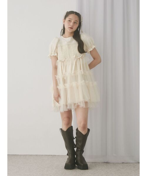 merry jenny（メリージェニー）の「sweet ribbonウエスタンブーツ（ブーツ・レディース・ブラウン/ピンク・MEDIUM/LARGE）」の21枚目の写真