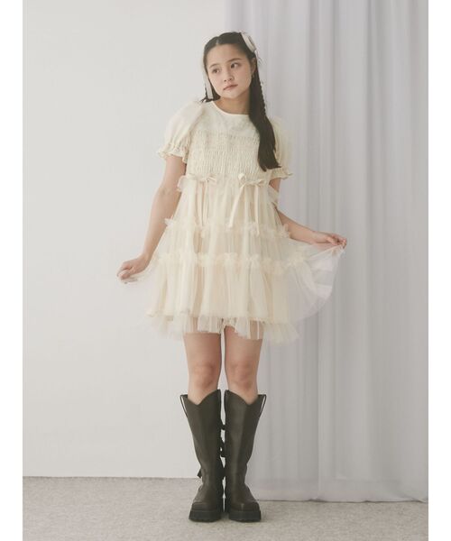 merry jenny（メリージェニー）の「sweet ribbonウエスタンブーツ（ブーツ・レディース・ブラウン/ピンク・MEDIUM/LARGE）」の22枚目の写真