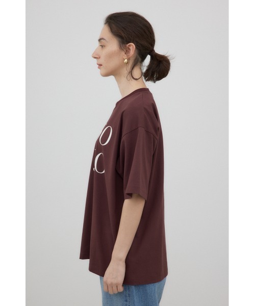 crie conforto(クリーコンフォルト)の「ALISO VIEJO Tシャツ(Tシャツ/カットソー・レディース・チャコールグレー/ホワイト/ブラウン・FREE)」の8枚目の写真