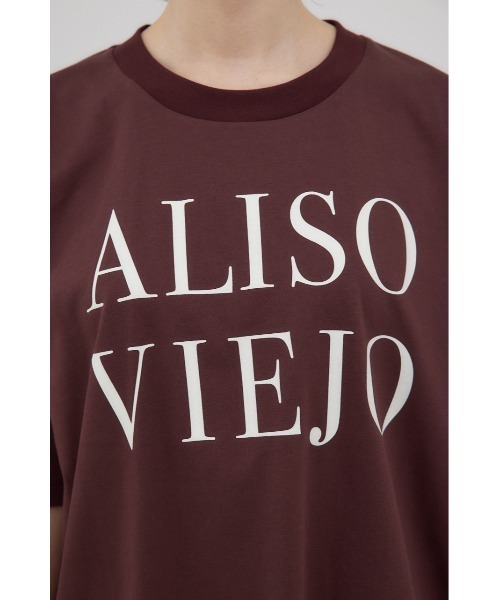 crie conforto(クリーコンフォルト)の「ALISO VIEJO Tシャツ(Tシャツ/カットソー・レディース・チャコールグレー/ホワイト/ブラウン・FREE)」の11枚目の写真