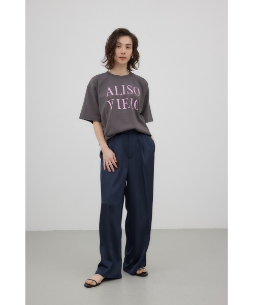 crie conforto(クリーコンフォルト)の「ALISO VIEJO Tシャツ(Tシャツ/カットソー・レディース・チャコールグレー/ホワイト/ブラウン・FREE)」の16枚目の写真