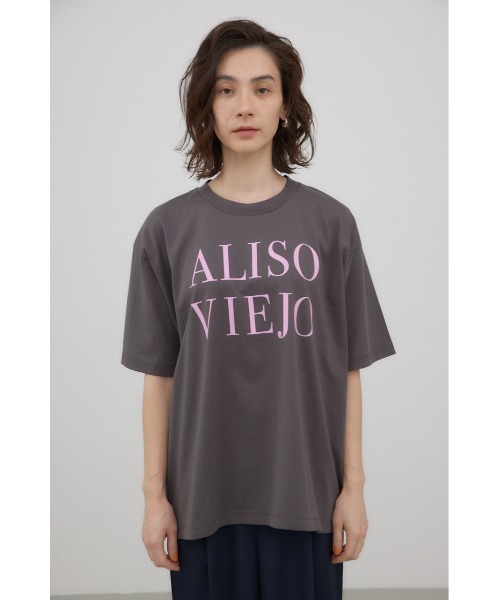 crie conforto(クリーコンフォルト)の「ALISO VIEJO Tシャツ(Tシャツ/カットソー・レディース・チャコールグレー/ホワイト/ブラウン・FREE)」の17枚目の写真