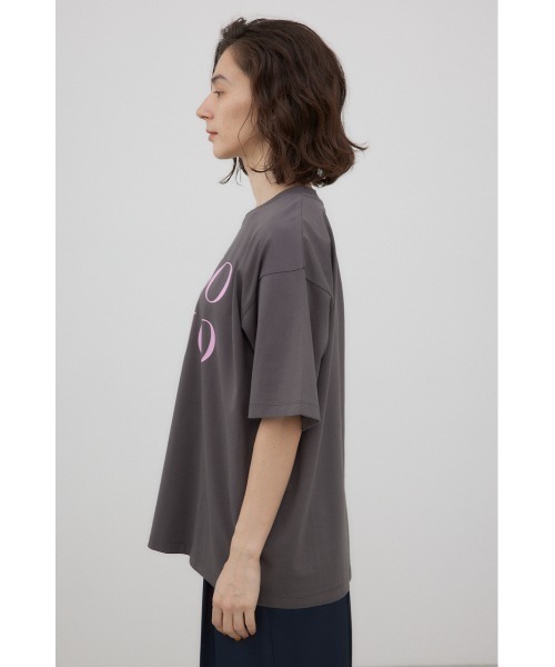 crie conforto(クリーコンフォルト)の「ALISO VIEJO Tシャツ(Tシャツ/カットソー・レディース・チャコールグレー/ホワイト/ブラウン・FREE)」の18枚目の写真